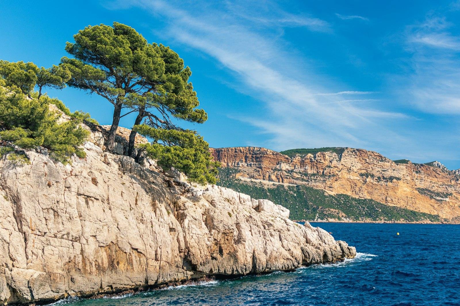 A Pavillon Bleu beach on the French Riviera