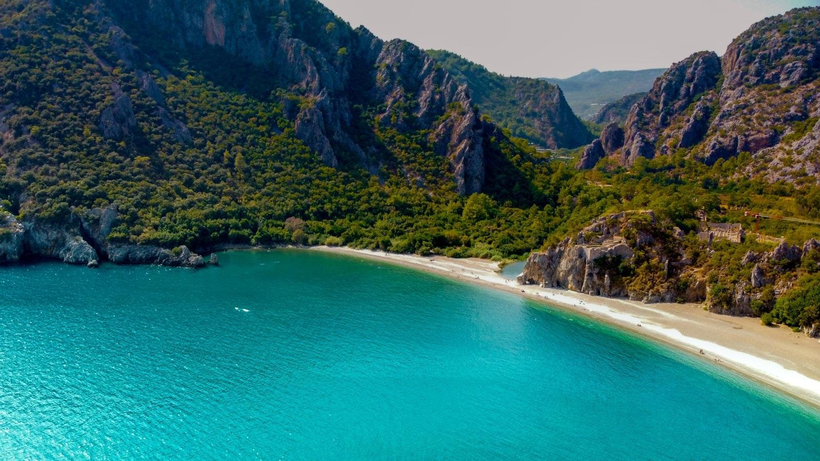 The Mediterranean coast of Türkiye near Antalya